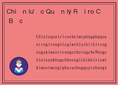 Chiến lược Quản lý Rủi ro Cờ Bạc