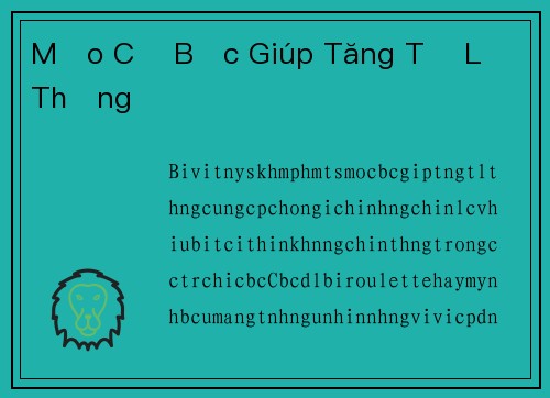 Mẹo Cờ Bạc Giúp Tăng Tỷ Lệ Thắng