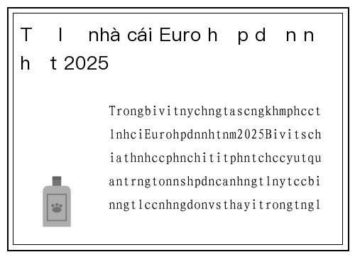 Tỉ lệ nhà cái Euro hấp dẫn nhất 2025