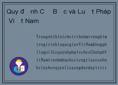Quy định Cờ Bạc và Luật Pháp Việt Nam