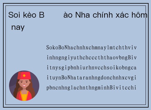 Soi kèo Bồ Đào Nha chính xác hôm nay